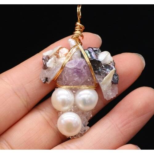 New Style Pendant Natural Freshwater Pearl Irregular Winding Stone For Jewelry Making DIY Necklace Bracelet Accessory
