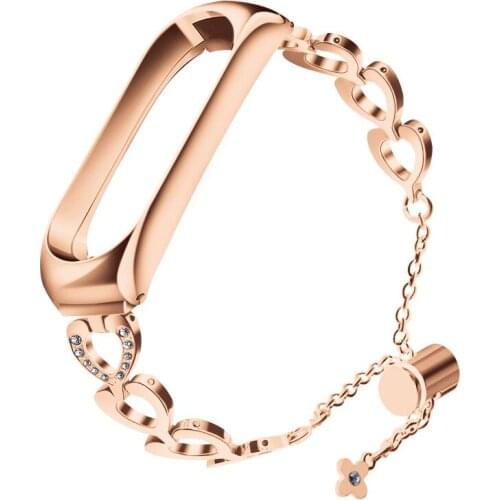 For Xiaomi Mi Band 6 5 Strap Miband Bracelet 6 Metal Watch band Xiaomi 4 3 Fashion Stainless Steel Smart Wristband Replacement