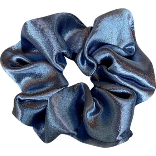New Women Silk Satin Scrunchie Elastic Handmade Multicolor Hair Band Ponytail Holder Headband Hair Accessories