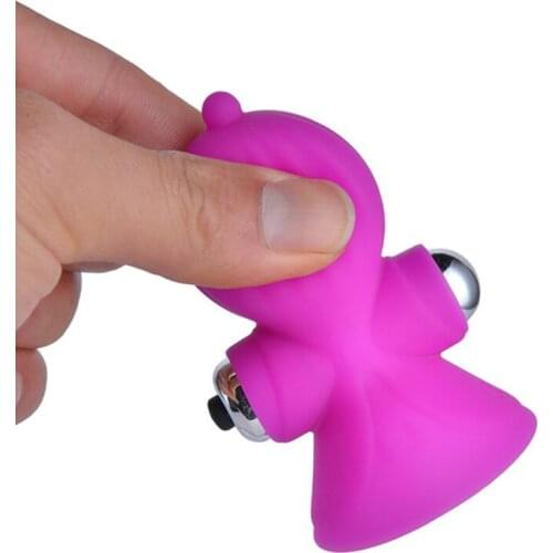 Nipple Stimulation Bullet Vibrator, Breast Enlarger, Vibrating Nipple Sucker, Lactation Massager Adult Sex Toys For Women