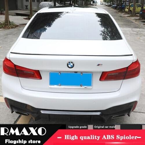 For G30 G38 Spoiler 2018-2019 BMW 5 series ZSK 520i 525li 528i Spoiler ABS plastic Material Car Rear Wing Color Rear Spoiler