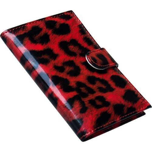 High quality Leopard passport holder buckle passport color passport bag ear multi-card ticket holder For Ladies