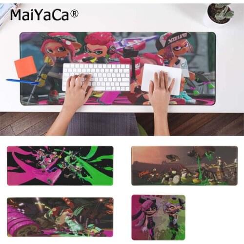 Maiyaca Funny Splatoon 2 Beautiful Anime Mouse Mat Rubber PC Computer Gaming mousepad