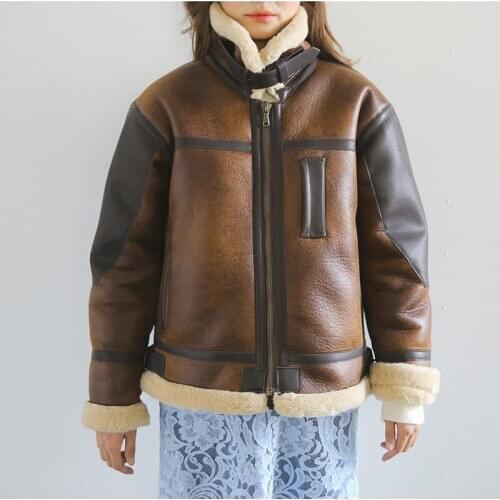 Women Faux Fur Suede Coats Motorcycle Leather Jacket 2020 Autumn Winter Warm Lambfur Coat Fashion Female Lapel Outwear A352