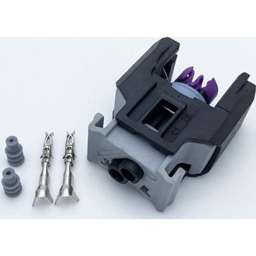 10 sets 2 pin EFI Auto diesel common rail engine H5H6 injector nozzle plug connector and terminals13816706