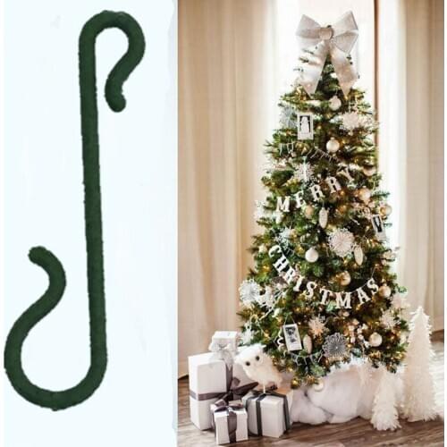 100pcs Christmas Ornaments Hooks Christmas Tree Decoration Pendants Xmas Santa Claus Dolls Hanging Hooks for Home Decorations