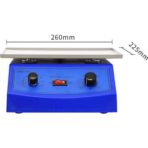 220V Laboratory Horizontal Shaker Oscillator Lab Mixer Plasma Rotator Medical Decolorization Swing Machine 0-210RPM 260x225MM
