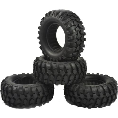 4PCS 1.9 inch Rubber Tyre 1.9 Wheel Tires 96X40MM for 1/10 RC Crawler Traxxas TRX4 Axial SCX10 III AXI03007 90046