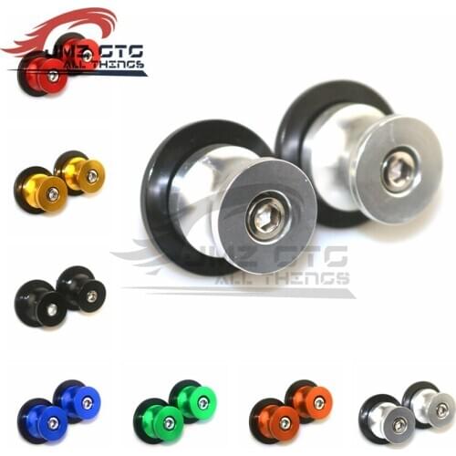 6MM Motorcycle CNC Aluminum Swingarm Spools Slider Stand Screw For YAMAHA MT-09/MT-07/YZF-R25/YZF-R3/FZ800/FZ-1N/MT-10/Fz1 with