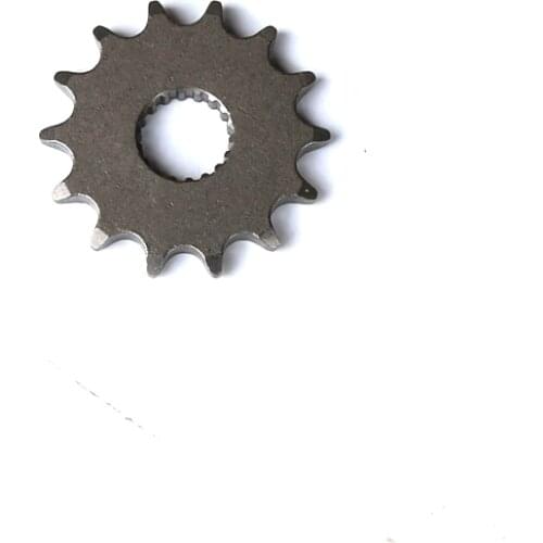 Free shipping for Suzuki New motorcycle parts sprocket GS125 small teeth GN125 125cc 428H 14T plus hard 45# steel