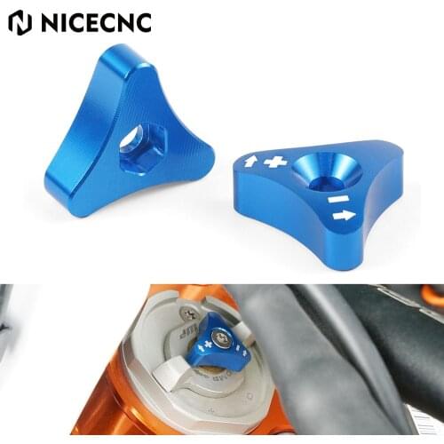 Front 48mm Fork Knob Adjuster Bolt For Husqvarna Husaberg TE FE TX FX TC FC FS 125 150 200 250 300 350 390 400 450 501 570 701