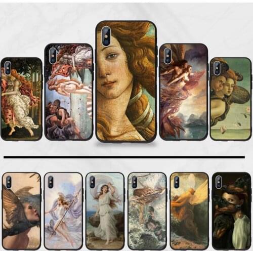 Art painting Birth of Venus Phone Case for iPhone 11 12 pro XS MAX 8 7 6 6S Plus X 5S SE 2020 XR