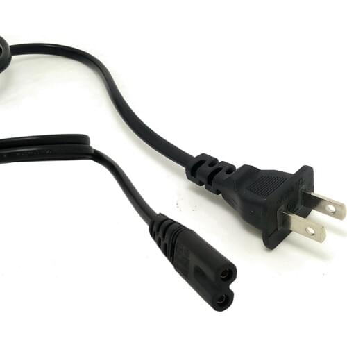 Electric Cord EU Power Cable 2Pin Cable 1.5Meter 250V 2.5A US Power Cord UK Supply Cable Lead Wire Power for Electrique