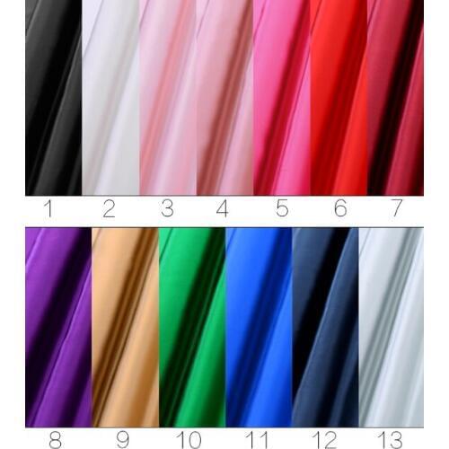 Howmay 100% pure silk charmeuse satin fabric 30m/m 114cm white especially heavy weight for dress or cheongsam