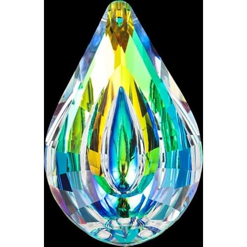 Crystal Chandelier Lamp Prism ing Drop Windchime Pendant
