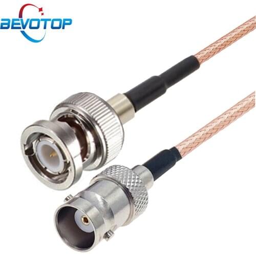 RG179 75 Ohm Cable BNC Male to BNC Female Jack RF Adapter Pigtail for Video Camera System RF Coaxial Cable Jumper Cord