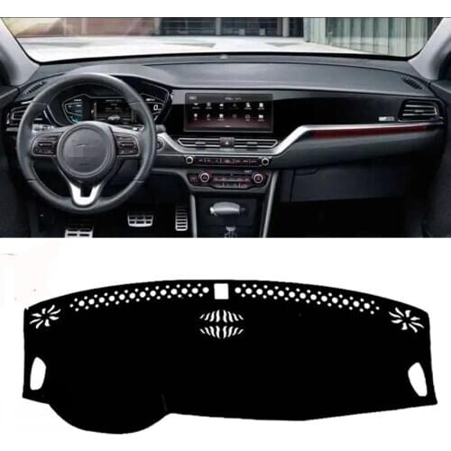 Car dashmats car-styling accessories dashboard cover custom carpet dash mat for kia niro 2019 2020