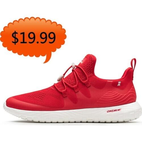 ONEMIX Men Running Shoes Lightweight Sneakers Soft Deodorant Insole Women Sneaker for Outdoor Jogging Buckle Strap Walking Shoes