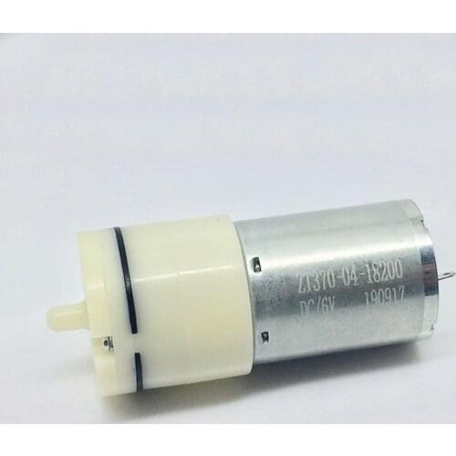 Mini 370 Air Pump Micro Vacuum Pump DC 6V Electric Diaphragm Pumps Oxygen Motor Sphygmomanometer Fish Tank Aeration Aquarium