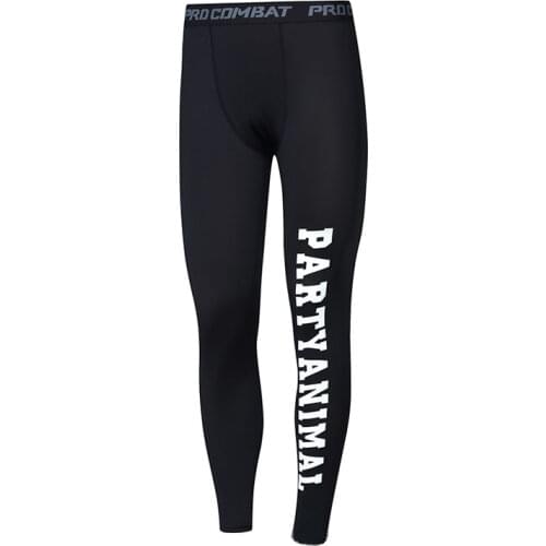 Mens Bodybuilding Pants Fitness Mens Compression Pants Yoga Pants Running Leggings Men Sports Base Layer Fitness Trousers Runing