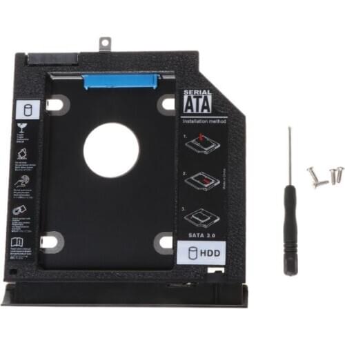 New 2nd SSD HHD Hard Drive Caddy Tray Bracket for Lenovo Ideapad 320 320C 520 330 330-14/15/17