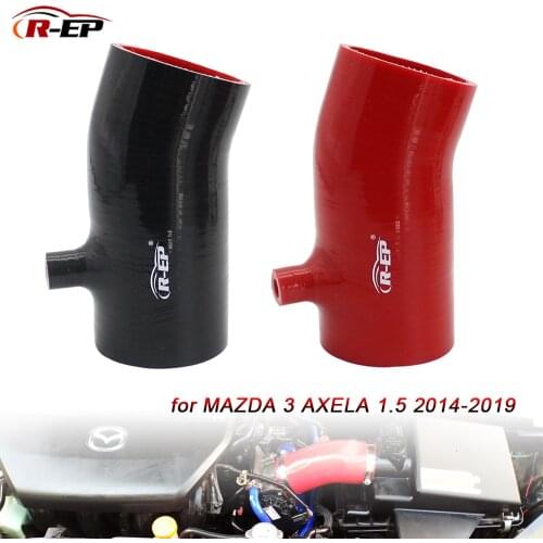 R-EP High Flow Cold Air Intake Pipe Turbo Intercooler for Mazda 6 CX-4 Atez 2.0L 2.5L with Air Filter Replacement Silicone Hose