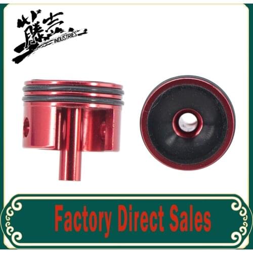CNC Aluminum Double O-ring Ultra Silent Cylinder Head For Ver.2 Gearbox M4 M16 AEG Airsoft Paintball Shooting Hunting Accessory