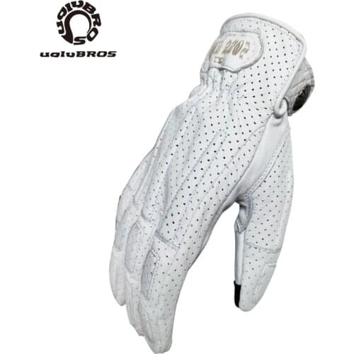 Summer Uglybros Riding Gloves Motorcycle Gloves For Harley Gloves Sheepskin Gloves guantes moto Full Finger motocross gloves