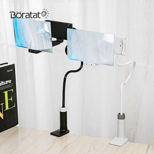 12Inch Lazy Stand Mobile Phone Screen Magnifier 20cm/60cm Magnetic Blu-Ray Bedside Desktop Magnifier