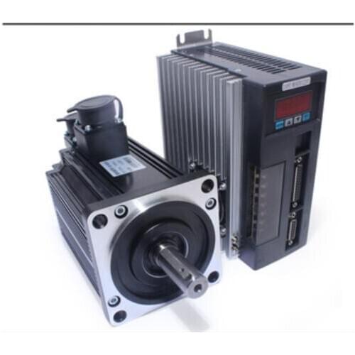 130ST-M15025 220V 3.8KW AC Servo motor 3800W 2500RPM 15N.M Single phase ac drive permanent magnet matched Driver AASD-50A