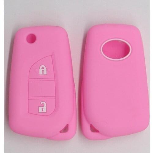 4PC silicone car key cover case shell For Toyota RAIZE For Daihatsu Rocky key cover case Car Accessories