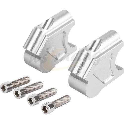 Motorcycle HandleBar Riser Handle Bar Mount Clamp Adapter For Benelli TRK 502 TRK502 2016-2017
