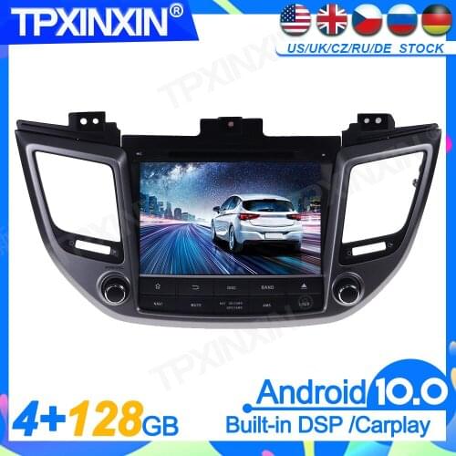 Android10.0 PX6 For Hyundai Tucson IX35 2014-18 DSP Head Unit Multimedia Player Auto Radio Tape Recorder Headunit GPS Navigation