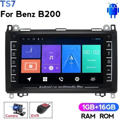 Android Car Radio Multimedia Video Player Navigation GPS No 2 Din DVD for Mercedes Benz B200 Sprinter W906 W639A B Class W169
