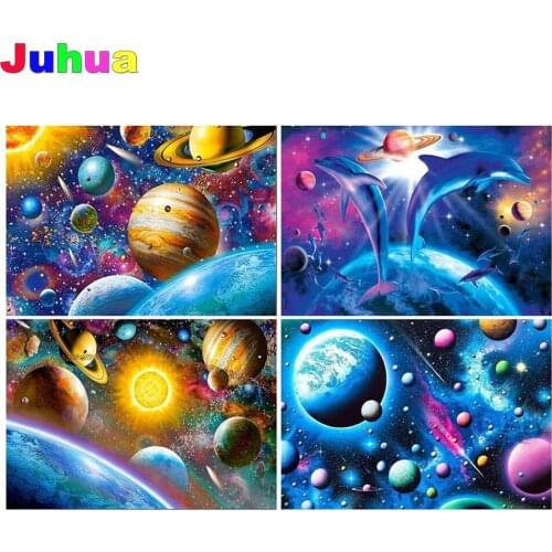 Planet Picture 5d diy diamond painting full drill mosaic Space Universe diamond embroidery gift diamond stitch home decor