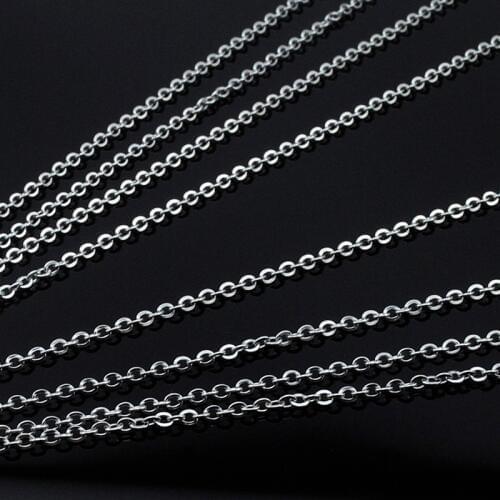 Dolaime Necklace for Women Small Link Chain 2mm Wide Stainless Steel Necklace Her Jewelry,Factory Price Wholesale GN322