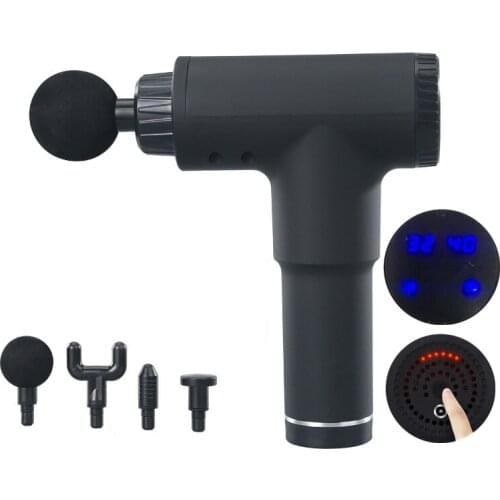 Electric Massage Gun Vibration Fascial Gun Back Body Fitness Equipment Relief Pain Relax Body Muscle Relaxation Massager