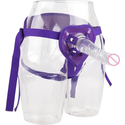 Erotic Toys for Adults Strapon Dildo Lesbian Strap On Harness Jelly Penis Pegging Cock for Husband and Wife Sex Toys for Woman