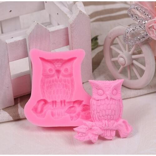 Owl Molds Silicone Mold Retro Frame Shape Baking Pan Cake Decorating Tools Chocolate Soap Mold Cake Stencils Kitchen DIY Tool