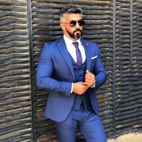 Royal Blue 2020 Suit Men Wedding Suits For Man Jacket Men Suits Business Tuxedo Costume Homme Slim Fit Blazer Terno Masculino