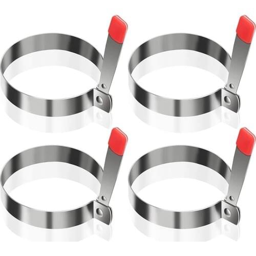 Narkalıp Round Omelette and Crepe Baking Mold 4'lü Set