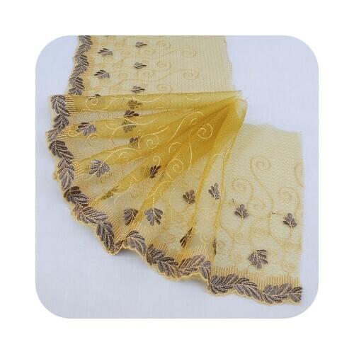 1M Latest Embroidery Lace Fabric Tulle Guipure Lace Trim Material For Bridal Sarees Wedding Dress Clothing Trimmings encaje LX40