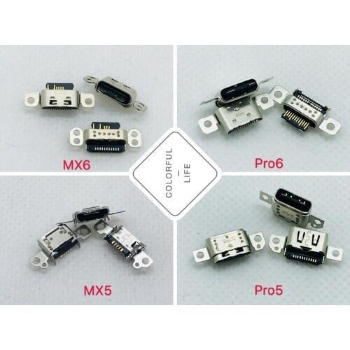 Meilan MX5/6 Pro 5/6 Type-c Port 5pin 11pin 12pin Micro USB Charging Socket Connector Data Plug Motherboard FFC FPC Repair Part