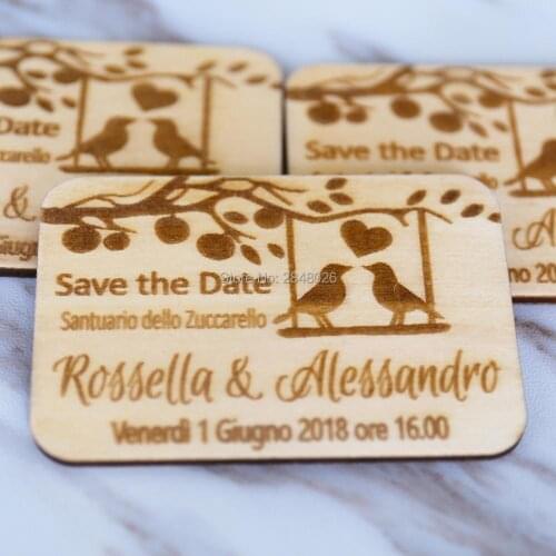 Birds Kissing save the date magnet, Birds Kissing Wedding Favors,Bridal Shower Favor Tags