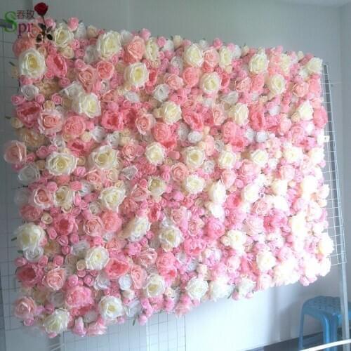 SPR Free Shipping flower wall wedding backdrop artificial flower table runner and centerpiece decorativ floral