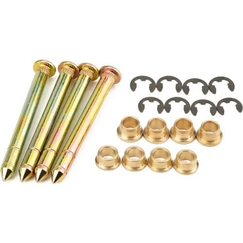 Heavy Duty Car Doors Hinge Pins Pin Bushing Kit Hinge Repair Kit for Ford F150 F250 F350 Bronco