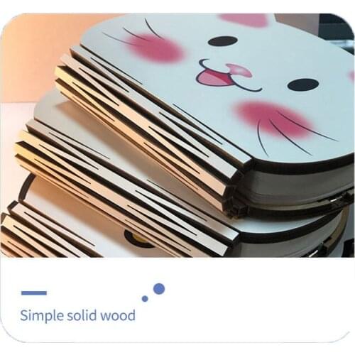LED Cartoon Wooden Book Lamp Nightlight USB Book Bedstand Reading Light Bedroom Art Deco Christmas Light Gift
