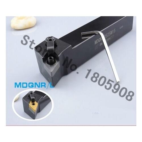 MDQNR3232P15 CNC Turning Lathe Machine Tools Lathe Cutting Tools 107.5 degrees External Turning Tool Holder 32*32*170mm