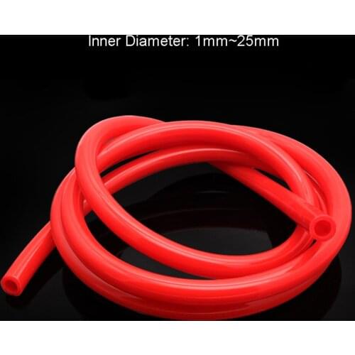 1/2/5/10Meter Red Food Grade Silicone Flexible Tubing High Temp Resistance Hose