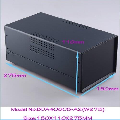 1pcs)150x110x275mm steel iron electronic enclosure instrument case guitar pedal box steel electronic satfinder project box